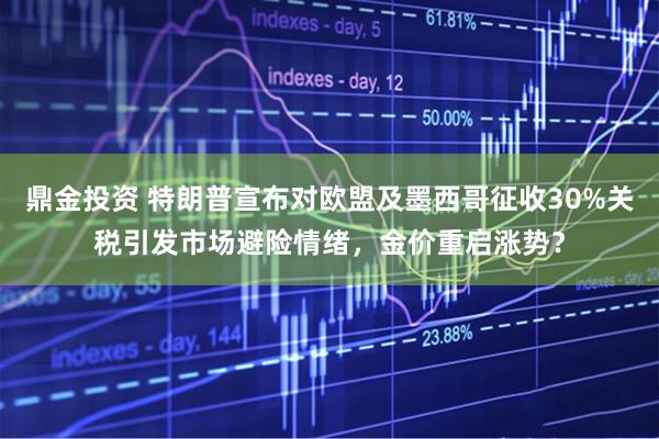 鼎金投资 特朗普宣布对欧盟及墨西哥征收30%关税引发市场避险情绪，金价重启涨势？